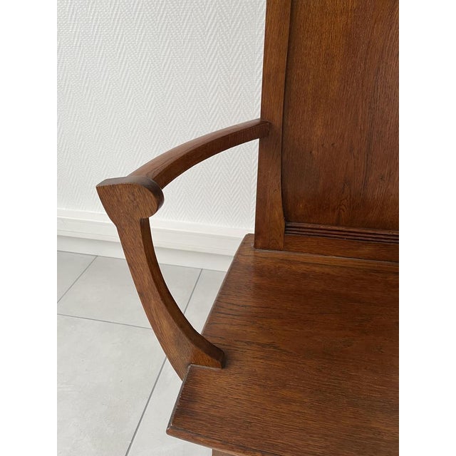 Arts and Crafts Armchairs, Austria, 1905, Set of 4 For Sale - Image 9 of 10