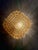 Golden Bubble Wall Light with Glass by Helena Tynell for Glashütte Limburg, 1960s For Sale - Image 4 of 17