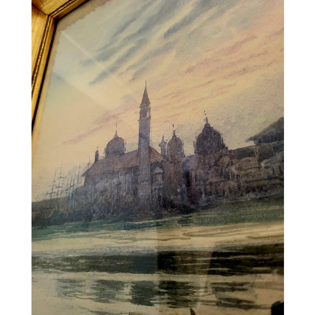 A beautiful and evocative original Edwardian watercolour painting by listed British artist Nora Butson (1860–1950), signed...