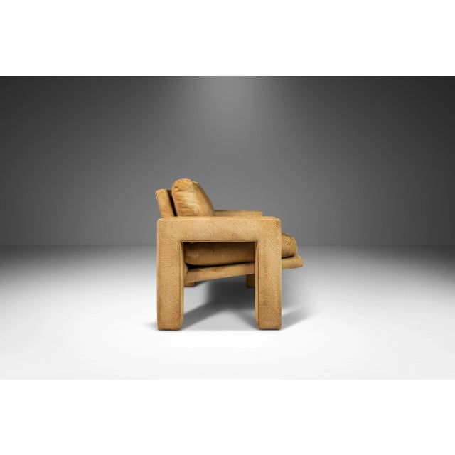 Set of 2 Mid-Century Modern Parsons Club Chairs in the Manner of Milo Baughman, Usa, Circa 1970's For Sale - Image 11 of 13