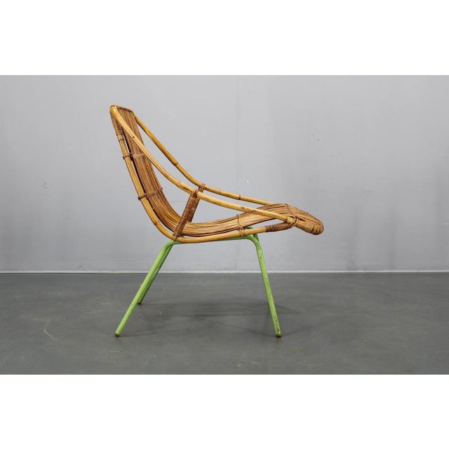 Rattan Lounge Chairs by Alan Fuchs for Uluv, Czechoslovakia, 1960s, Set of 2 For Sale - Image 15 of 18