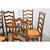 19th Century Set of 14 Ladder Back and Rush Seat Dining Chairs For Sale - Image 4 of 18