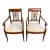 Pair of Late 20th Century Regenecy Style Arm Chairs For Sale