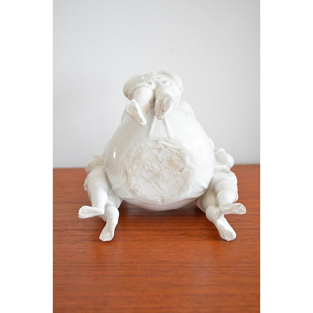 Ceramic Antique Porcelain Bowl with Cherubs, 1910s For Sale - Image 7 of 10