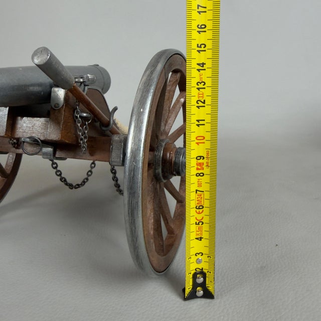 Model Cannon Military Artillery in Wood and Metal For Sale - Image 10 of 11