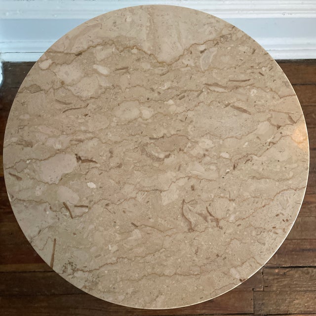 1960s 1960s Vintage Tulip Style Round Table For Sale - Image 5 of 5