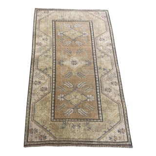 1960s Small Oushak Nomadic Style Rug For Sale