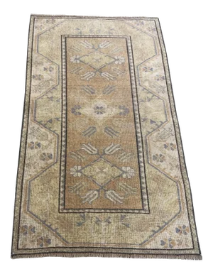 1960s Small Oushak Nomadic Style Rug