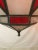 1990s Art Deco-Style White Milk & Red Glass & Bronze Chandelier, Pendant or Lantern For Sale - Image 12 of 18