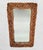 1980s Vintage Coastal Weaved Braided Wicker Rectangular Wall Mirror For Sale - Image 5 of 5