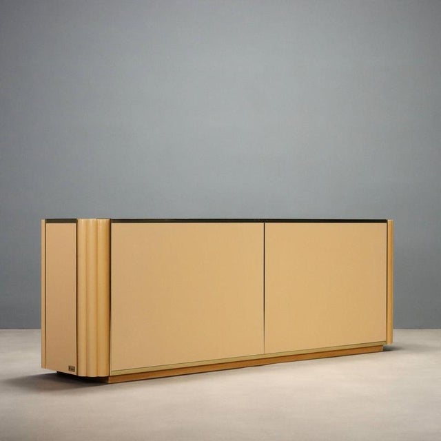Vintage Sideboard in Lacquered Wood by Alain Delon for Mario Sabot, 1970s For Sale - Image 13 of 15