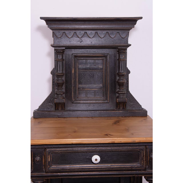 Late 19th Century Pine Nightstands, 1899, Set of 2 For Sale - Image 4 of 9