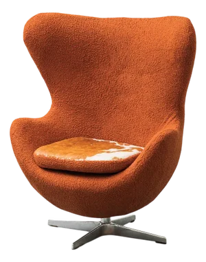 Bouclé Armchair in the style of Jacobsen, 1970s
