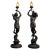 Large Sculptural Male and Female Lamps in Bronze, 1920s, Set of 2 For Sale - Image 12 of 12