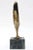 Bronze Vintage Molten Bronze and Green Variegated Marble Abstract Sculpture Signed by Gerber 1973 For Sale - Image 8 of 9
