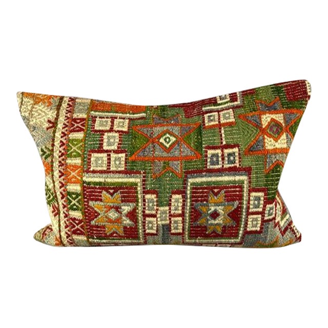 16 x 24 Kilim Pillow Istanbul Whispers Turkish Pillow Cushion Cover For Sale