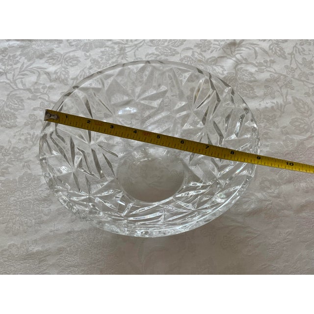 Glass Late 20th Century Tiffany & Co. “Rock Cut” Crystal Bowl Excellent Condition For Sale - Image 7 of 10