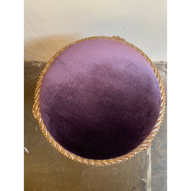 Nancy Corzine Nancy Corzine Torch Vanity Stool For Sale - Image 4 of 7