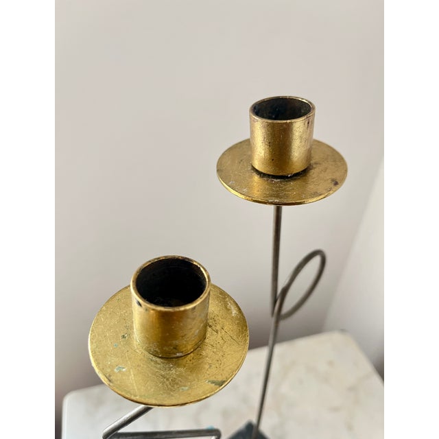 Vintage Postmodern Krasen Candlesticks by Ehlén Johansson for Ikea, 1980s, Set of 3 For Sale - Image 6 of 13