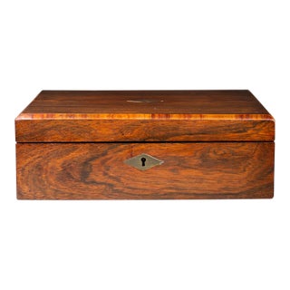 19th Century Mahogany Campaign Writing Lap Desk, Circa 1800s For Sale