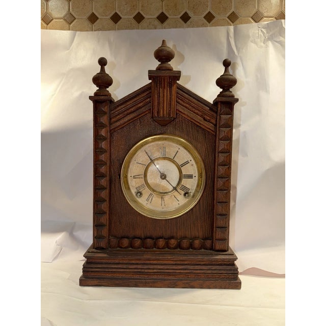 Ansonia Clock Company Antique Ansonia Mantel Clock -“Turkey” Model For Sale - Image 4 of 9