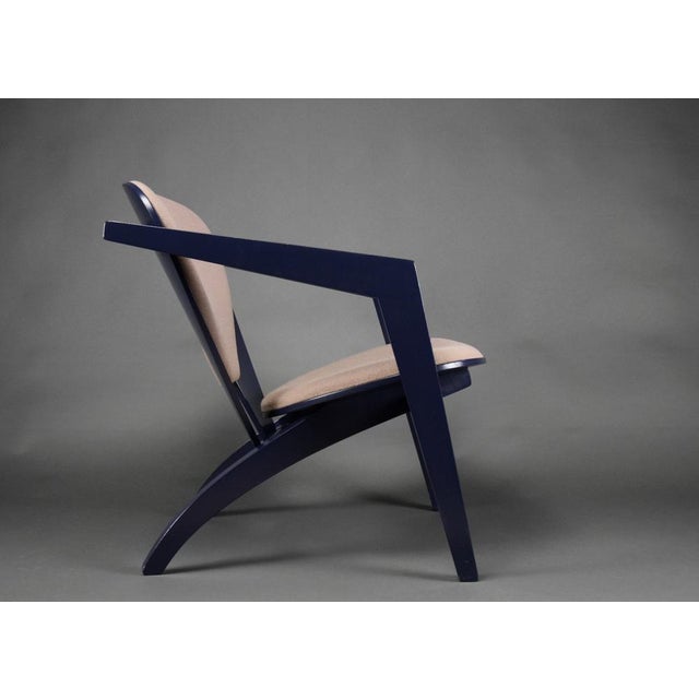 Set of Blue Butterfly GE 460 Lounge Chairs by Hans Wegner for Getama, 1980s For Sale - Image 17 of 18
