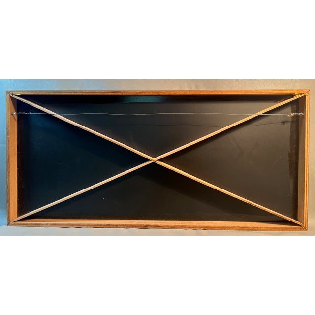 Wood Marine Art by Tracy Taylor Tropical Fish "Warm Waters" Offset Litho 39" Wide For Sale - Image 7 of 8