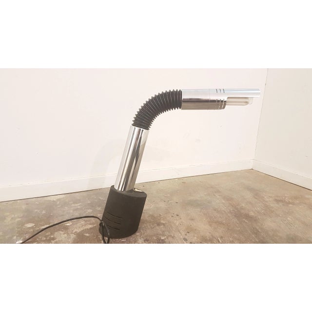 Vintage Adjustable Chrome Table Lamp, 1970s For Sale - Image 6 of 6