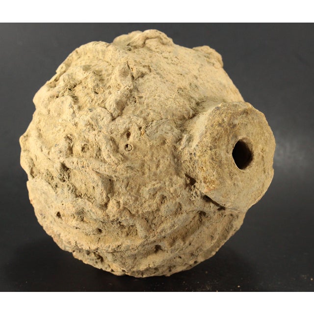 Ceramic Earthenware Medicine Jar Mali Saharan Cultures, Africa For Sale - Image 7 of 13