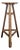 Mid-Century Oak Sculptor's Stand For Sale