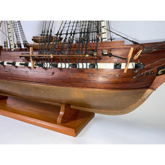 Large Model of the USS Constitution For Sale - Image 10 of 11