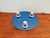 Space Age Wall or Ceiling Light in Blue Mirrored Glass, 1970s For Sale - Image 9 of 14