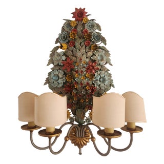 Large Vintage Ciani Firenze Wall Lamp, 1970s For Sale