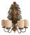 Large Vintage Ciani Firenze Wall Lamp, 1970s For Sale