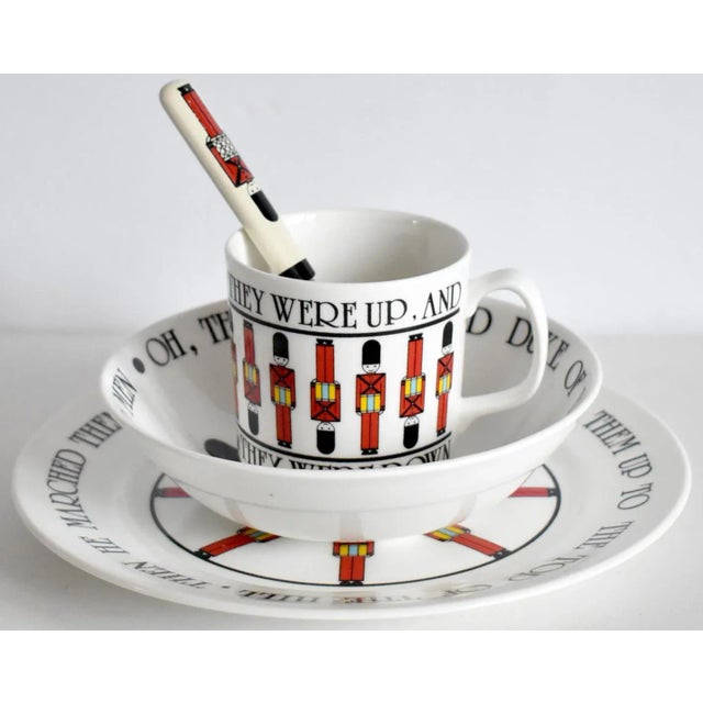 English Child's Duke of York Cup, Bowl, & Plate - Set of 4 For Sale - Image 10 of 10