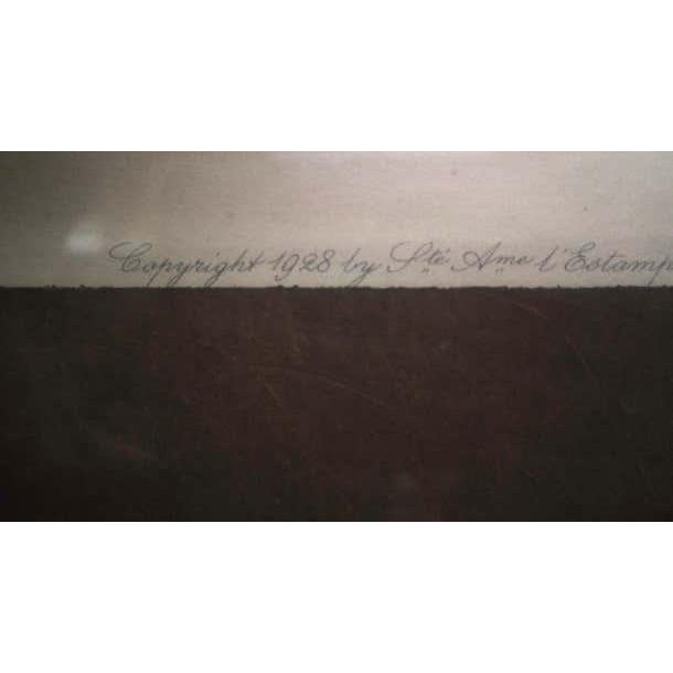 Paper Oriental Lithograph and Watercolor by Umberto Brunelleschi For Sale - Image 7 of 9