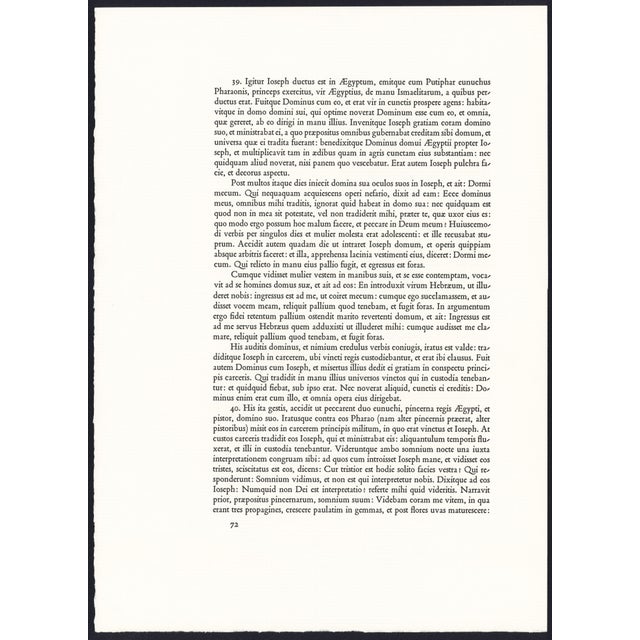 Printmaking Materials 1967 Salvador Dalí Biblia Sacra Lithograph "Faciamus Hominem" (Let Us Make Man) For Sale - Image 7 of 11