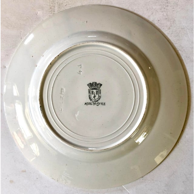 Farmhouse Saint Anonyme Terre De Fer Plates, Set of 3 For Sale - Image 3 of 5