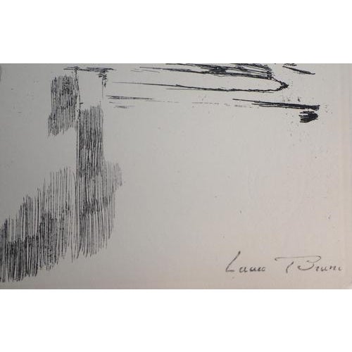 Laure Bruni Belleville-Ménilmontant, 1937 Etching Original etching on Vellum paper measuring 34.5 x 27.5 cm. Signed in the...