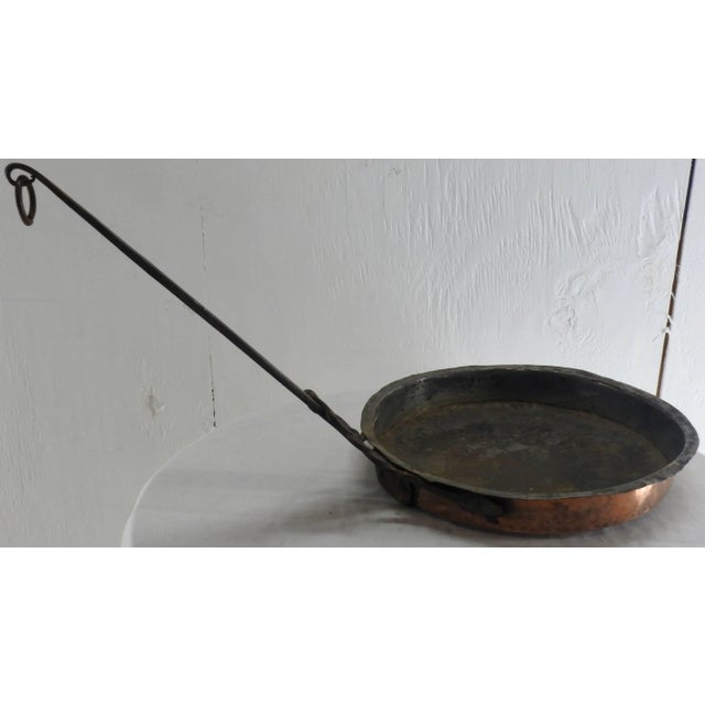 Rustic Early 19th Century Antique Copper Jelly Pan From France For Sale - Image 3 of 6