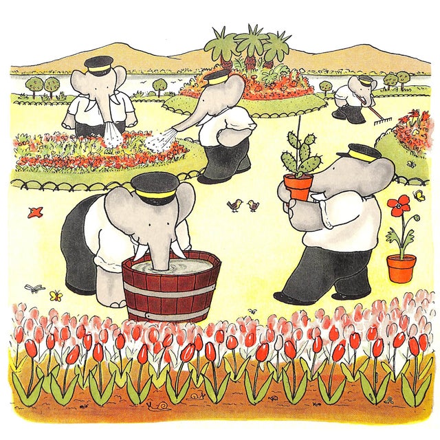 Paper "Babar the King" 1986 De Brunhoff, Jean For Sale - Image 7 of 10