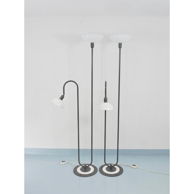 Postmodern Uplighter Floor Lamps, Italy, 1980s, Set of 2 For Sale - Image 12 of 18