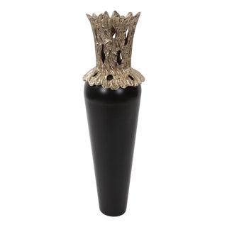 Black Zetian Vase- Short For Sale