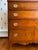 Neoclassical Antique Early 1800s Southern Neoclassical Mahogany Chest of Drawers, Likely Virginia For Sale - Image 3 of 14