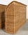 Pair of Organic Modern Woven Rattan Wicker Wingback Headboards For Sale - Image 11 of 17