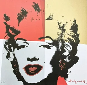 1986 Carnegie Museum of Art After Andy Warhol "Marilyn Monroe in Squares" Lithograph