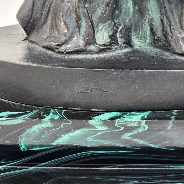 1960s Salvador Dalí Two Nikes Resin Sculpture on Marble Base For Sale - Image 11 of 11