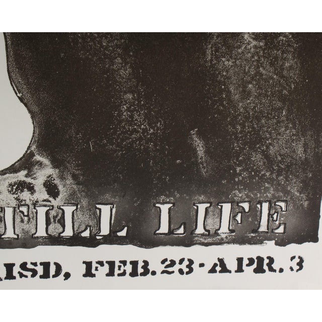 1960s 1966 Risd Museum of Art Poster by Jasper Johns For Sale - Image 5 of 10