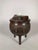 Large bronze incense burner, 18th-19th century, China, Qing dynasty. In the Song dynasty style. Carved bronze with archaic...