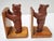Wooden Black Forest Bookends with Hand-Carved Bears by Geschwister Sarbach, Switzerland, 1930s, Set of 2 For Sale - Image 10 of 16